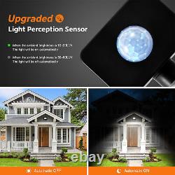 10x 100W LED Flood Light PIR Motion Sensor Outdoor Yard Security Lamp Spotlight