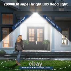 20X 200W LED Flood Light Outdoor Spotlight Cool White Garden Security Lamp 110V