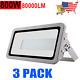 3PACK 800W LED Flood Light Cool White Super Bright Waterproof Outdoor Security