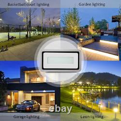 3 Pack 800W LED Flood Lights Outdoor Security Outside Fields Stadium Court Lamp