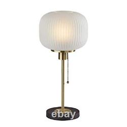 4277-21 Hazel Table Lamp, 22 in, 60W, Antique Brass, 1 Table Lighting