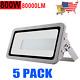 5PACK 800W LED Flood Light Cool White Super Bright Waterproof Outdoor Security