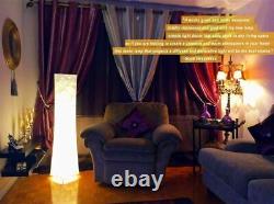 61 Soft LED Floor Lamp RGB Color Changing Lights Bulb Fabric Shade Bedroom USA