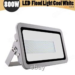 800W LED Flood Light Cool White Super Bright Waterproof Outdoor Security