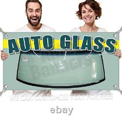 AUTO GLASS WINDSHIELDS Advertising Vinyl Banner Flag Sign Many Sizes