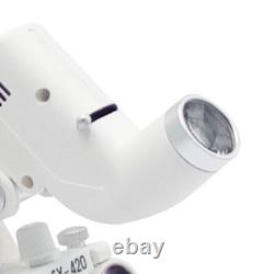 Dental Portable Magnifier Surgical Medical Binocular Loupes LED Head Light lamp