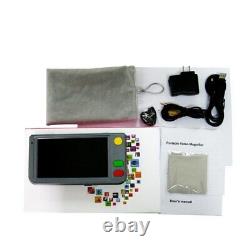 New Low Vision Aid 5 Inch LCD Handheld Video Magnifier Digital HD Reading Glass