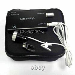 Portable Dental LED Headlight Surgical For Binocular Loupes Optical Glass Lab US