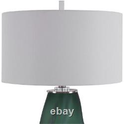Uttermost 28278 Esmeralda 29 inch 150 watt Green Glass Table Lamp Portable Light