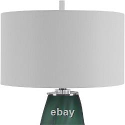 Uttermost 28278 Esmeralda 29 inch 150 watt Green Glass Table Lamp Portable Light